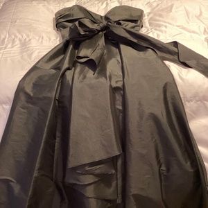 Black Strapless HiLo Evening Dress Adrianna Papell